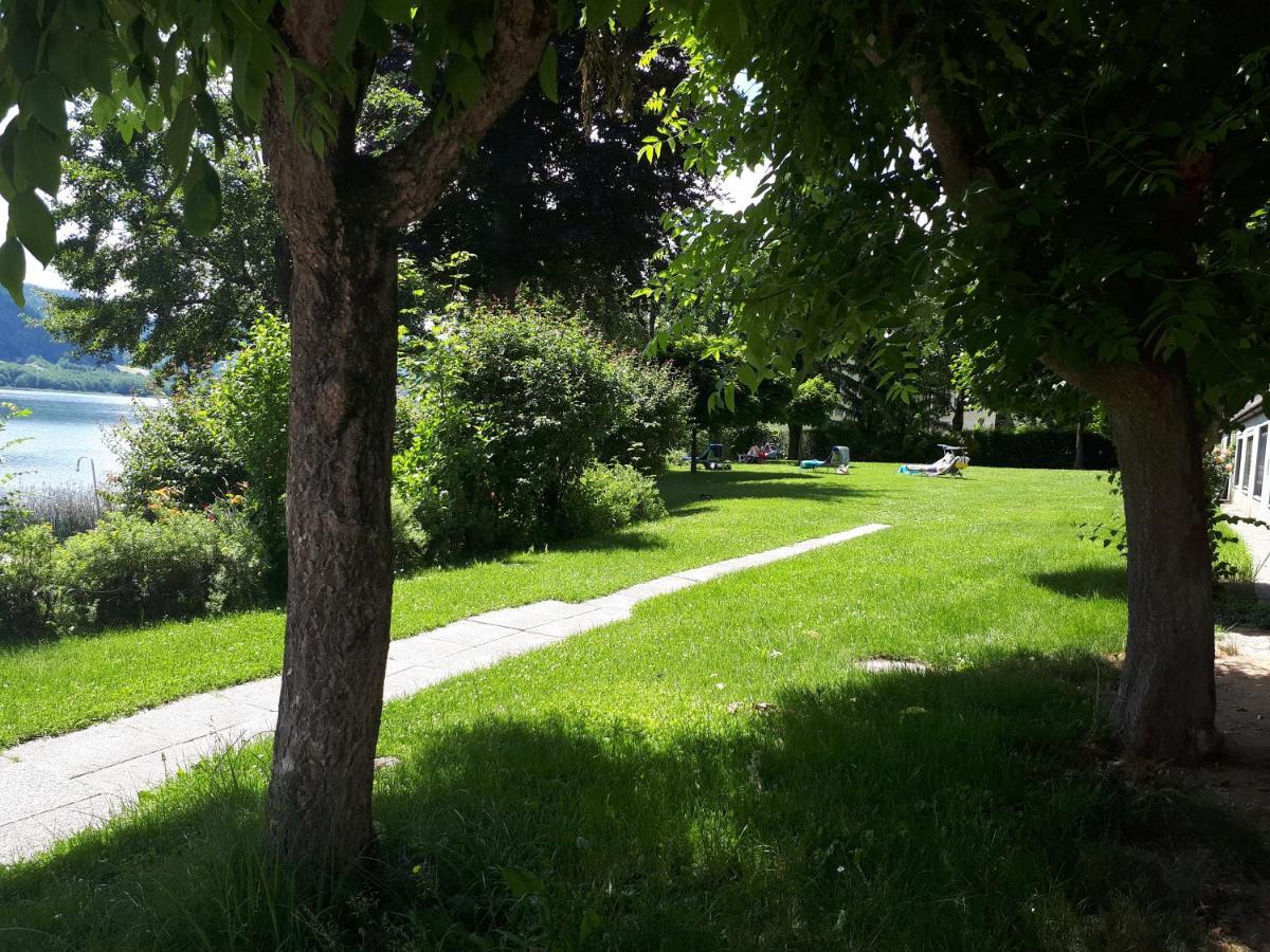 Anna Seeblick Appartement, Haus Haensel&Gretel Am Ossiachersee Mit Direktem Seezugang, Hallenbad Bodensdorf Bagian luar foto