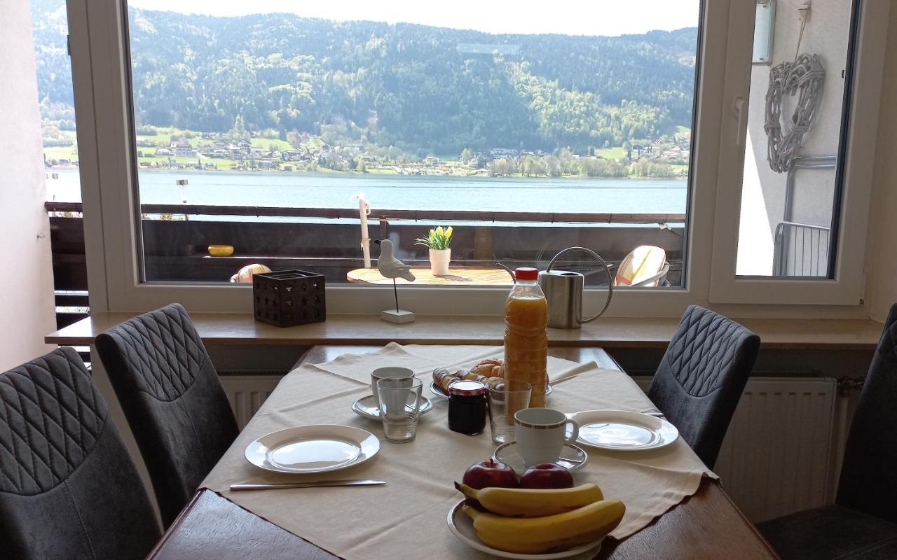 Anna Seeblick Appartement, Haus Haensel&Gretel Am Ossiachersee Mit Direktem Seezugang, Hallenbad Bodensdorf Bagian luar foto
